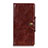 Coque Portefeuille Livre Cuir Etui Clapet L01 pour Xiaomi Redmi Note 9S Marron