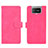 Coque Portefeuille Livre Cuir Etui Clapet L01Z pour Asus Zenfone 7 ZS670KS Rose Rouge