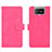 Coque Portefeuille Livre Cuir Etui Clapet L01Z pour Asus ZenFone 8 Flip ZS672KS Rose Rouge