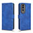 Coque Portefeuille Livre Cuir Etui Clapet L01Z pour Huawei Honor 80 Pro 5G Bleu