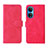 Coque Portefeuille Livre Cuir Etui Clapet L01Z pour Huawei Honor X7 Rose Rouge