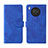 Coque Portefeuille Livre Cuir Etui Clapet L01Z pour Huawei Nova 8i Bleu