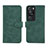 Coque Portefeuille Livre Cuir Etui Clapet L01Z pour Huawei P60 Vert