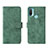 Coque Portefeuille Livre Cuir Etui Clapet L01Z pour Motorola Moto E30 Vert