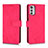 Coque Portefeuille Livre Cuir Etui Clapet L01Z pour Motorola Moto E32 Rose Rouge