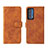 Coque Portefeuille Livre Cuir Etui Clapet L01Z pour Motorola Moto Edge (2021) 5G Marron