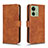 Coque Portefeuille Livre Cuir Etui Clapet L01Z pour Motorola Moto Edge (2023) 5G Marron