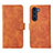 Coque Portefeuille Livre Cuir Etui Clapet L01Z pour Motorola Moto Edge S30 5G Marron