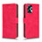 Coque Portefeuille Livre Cuir Etui Clapet L01Z pour Motorola Moto G13 Rose Rouge