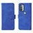 Coque Portefeuille Livre Cuir Etui Clapet L01Z pour Motorola Moto G41 Bleu
