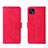 Coque Portefeuille Livre Cuir Etui Clapet L01Z pour Motorola Moto G50 5G Rose Rouge