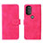 Coque Portefeuille Livre Cuir Etui Clapet L01Z pour Motorola Moto G71 5G Rose Rouge