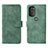 Coque Portefeuille Livre Cuir Etui Clapet L01Z pour Motorola Moto G71 5G Vert