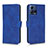 Coque Portefeuille Livre Cuir Etui Clapet L01Z pour Motorola Moto S30 Pro 5G Bleu