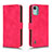 Coque Portefeuille Livre Cuir Etui Clapet L01Z pour Nokia C12 Plus Rose Rouge