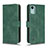 Coque Portefeuille Livre Cuir Etui Clapet L01Z pour Nokia C12 Plus Vert