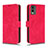 Coque Portefeuille Livre Cuir Etui Clapet L01Z pour Nokia C210 Rose Rouge