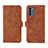 Coque Portefeuille Livre Cuir Etui Clapet L01Z pour Nokia C300 Marron