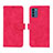 Coque Portefeuille Livre Cuir Etui Clapet L01Z pour Nokia C300 Rose Rouge