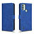 Coque Portefeuille Livre Cuir Etui Clapet L01Z pour Nokia C31 Bleu