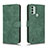 Coque Portefeuille Livre Cuir Etui Clapet L01Z pour Nokia C31 Vert