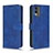 Coque Portefeuille Livre Cuir Etui Clapet L01Z pour Nokia C32 Bleu