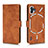 Coque Portefeuille Livre Cuir Etui Clapet L01Z pour Nothing Phone 1 Marron