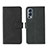 Coque Portefeuille Livre Cuir Etui Clapet L01Z pour OnePlus Nord 2 5G Noir