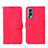 Coque Portefeuille Livre Cuir Etui Clapet L01Z pour OnePlus Nord 2 5G Rose Rouge