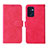 Coque Portefeuille Livre Cuir Etui Clapet L01Z pour Oppo Find X5 Lite 5G Rose Rouge