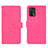 Coque Portefeuille Livre Cuir Etui Clapet L01Z pour Oppo Reno6 Lite Rose Rouge