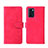 Coque Portefeuille Livre Cuir Etui Clapet L01Z pour Oppo Reno6 Z 5G Rose Rouge