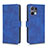 Coque Portefeuille Livre Cuir Etui Clapet L01Z pour Oppo Reno8 5G Bleu