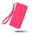 Coque Portefeuille Livre Cuir Etui Clapet L01Z pour Realme C25Y India Rose Rouge