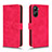 Coque Portefeuille Livre Cuir Etui Clapet L01Z pour Realme Q5x 5G Rose Rouge