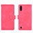 Coque Portefeuille Livre Cuir Etui Clapet L01Z pour Samsung Galaxy A01 SM-A015 Rose Rouge