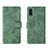 Coque Portefeuille Livre Cuir Etui Clapet L01Z pour Samsung Galaxy A02 Vert