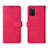 Coque Portefeuille Livre Cuir Etui Clapet L01Z pour Samsung Galaxy A02s Rose Rouge