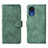 Coque Portefeuille Livre Cuir Etui Clapet L01Z pour Samsung Galaxy A03 Core Vert