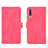 Coque Portefeuille Livre Cuir Etui Clapet L01Z pour Samsung Galaxy A30S Rose Rouge