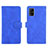 Coque Portefeuille Livre Cuir Etui Clapet L01Z pour Samsung Galaxy A71 5G Bleu