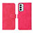 Coque Portefeuille Livre Cuir Etui Clapet L01Z pour Samsung Galaxy F23 5G Rose Rouge