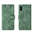 Coque Portefeuille Livre Cuir Etui Clapet L01Z pour Samsung Galaxy M02 Vert