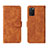 Coque Portefeuille Livre Cuir Etui Clapet L01Z pour Samsung Galaxy M02s Marron