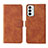 Coque Portefeuille Livre Cuir Etui Clapet L01Z pour Samsung Galaxy M23 5G Marron