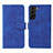 Coque Portefeuille Livre Cuir Etui Clapet L01Z pour Samsung Galaxy S21 5G Bleu