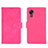 Coque Portefeuille Livre Cuir Etui Clapet L01Z pour Samsung Galaxy XCover 5 SM-G525F Rose Rouge