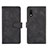 Coque Portefeuille Livre Cuir Etui Clapet L01Z pour Samsung Galaxy XCover Pro Noir