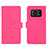 Coque Portefeuille Livre Cuir Etui Clapet L01Z pour Sharp Aquos R6 Rose Rouge