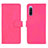 Coque Portefeuille Livre Cuir Etui Clapet L01Z pour Sony Xperia 10 III SO-52B Rose Rouge